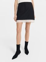 Юбка мини с кружевом