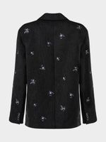 Жакет с цветочной вышивкой