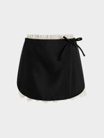 Юбка-шорты с кружевом