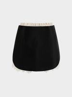 Юбка-шорты с кружевом