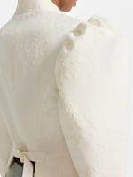 Жакет с цветочной вышивкой