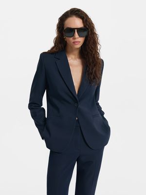 

Однобортный жакет прямого кроя