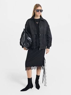 Юбка из 100 вискозы с кружевом 5599₽