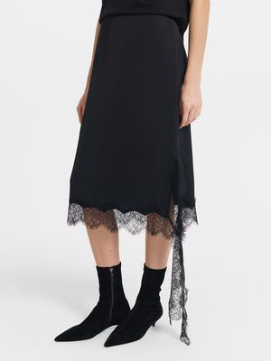 

Юбка из 100% вискозы с кружевом