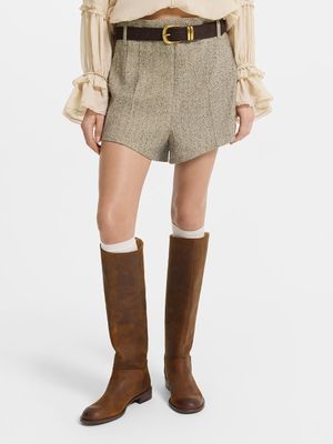 

Шорты с ремнем женские