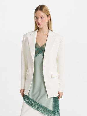 

Однобортный жакет с вискозой