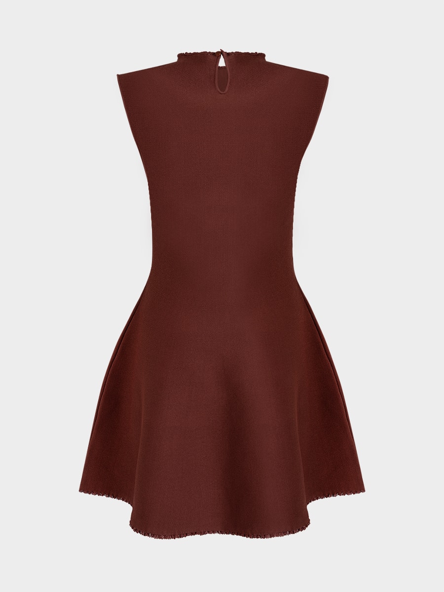 Трикотажное платье мини