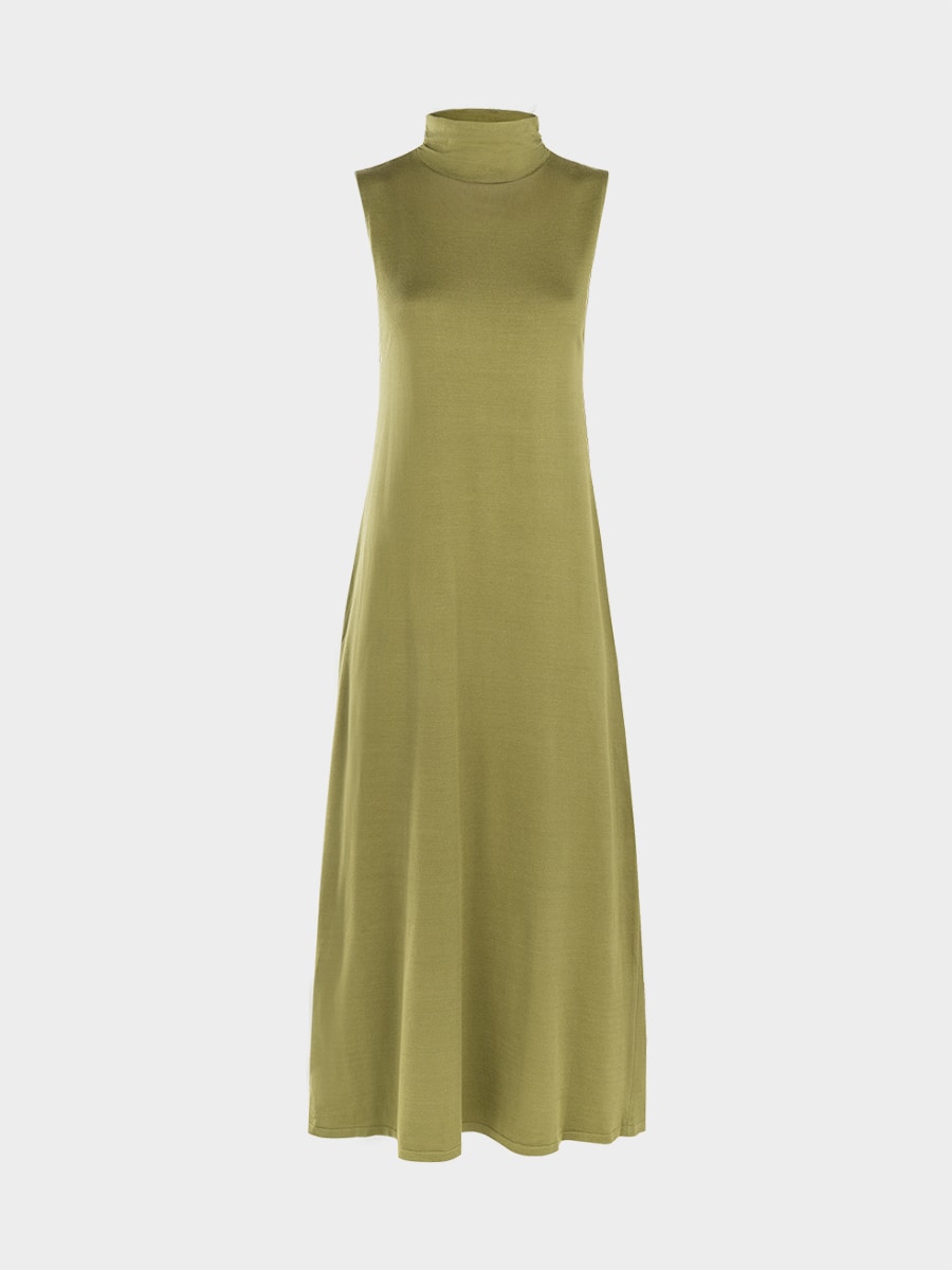 Трикотажное платье миди