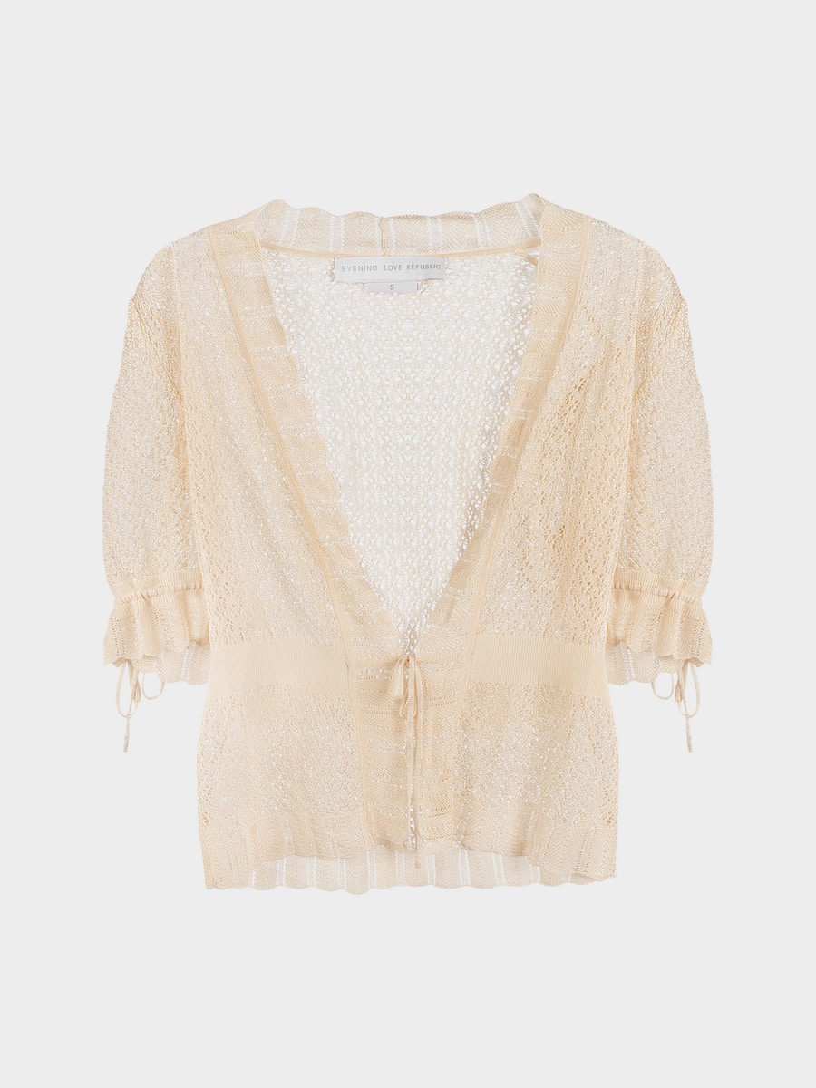 Ажурный кардиган из вискозы