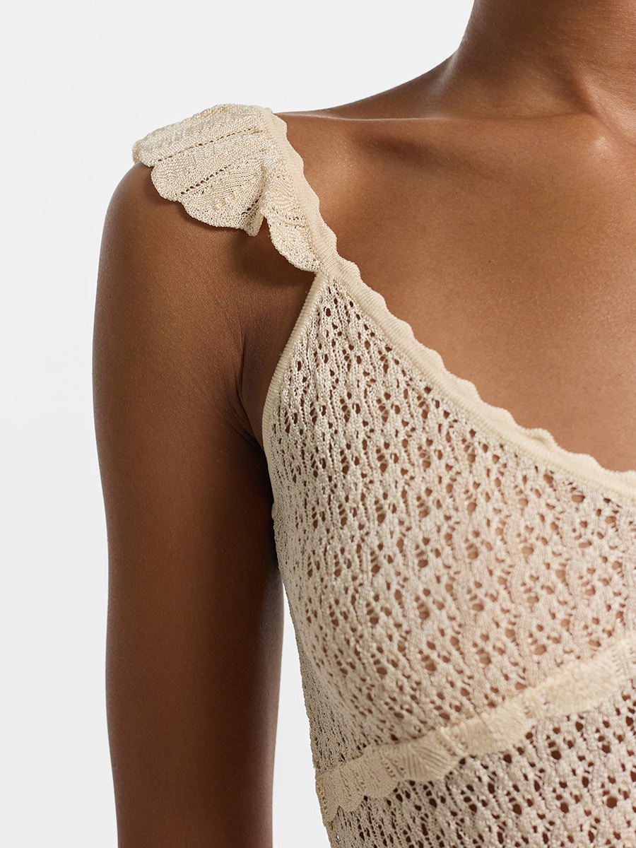 Ажурный топ из вискозы