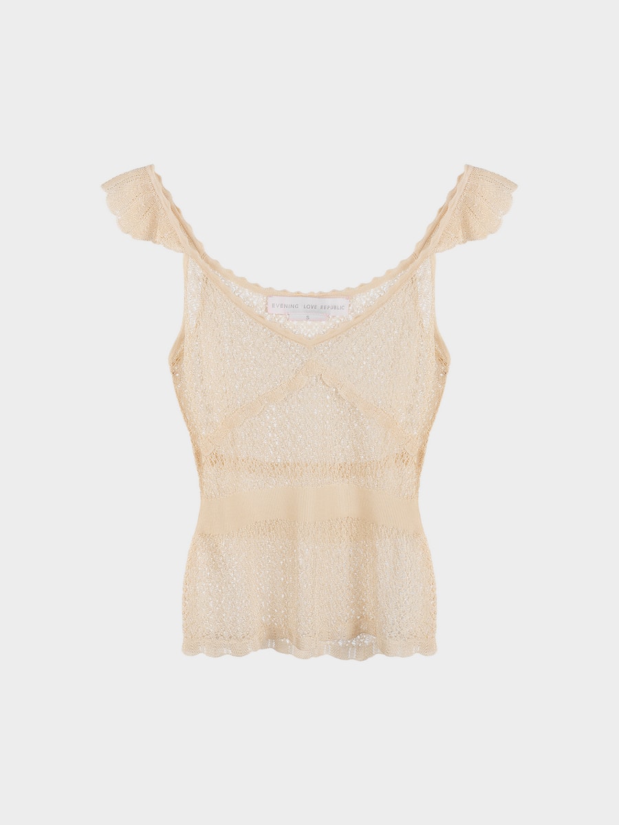 Ажурный топ из вискозы