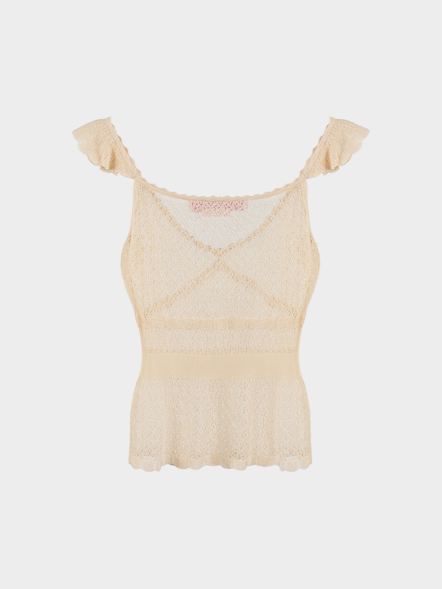 Ажурный топ из вискозы