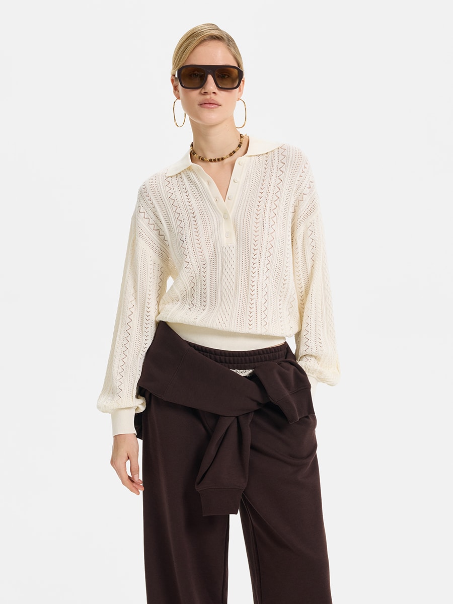 Джемпер-поло из хлопка