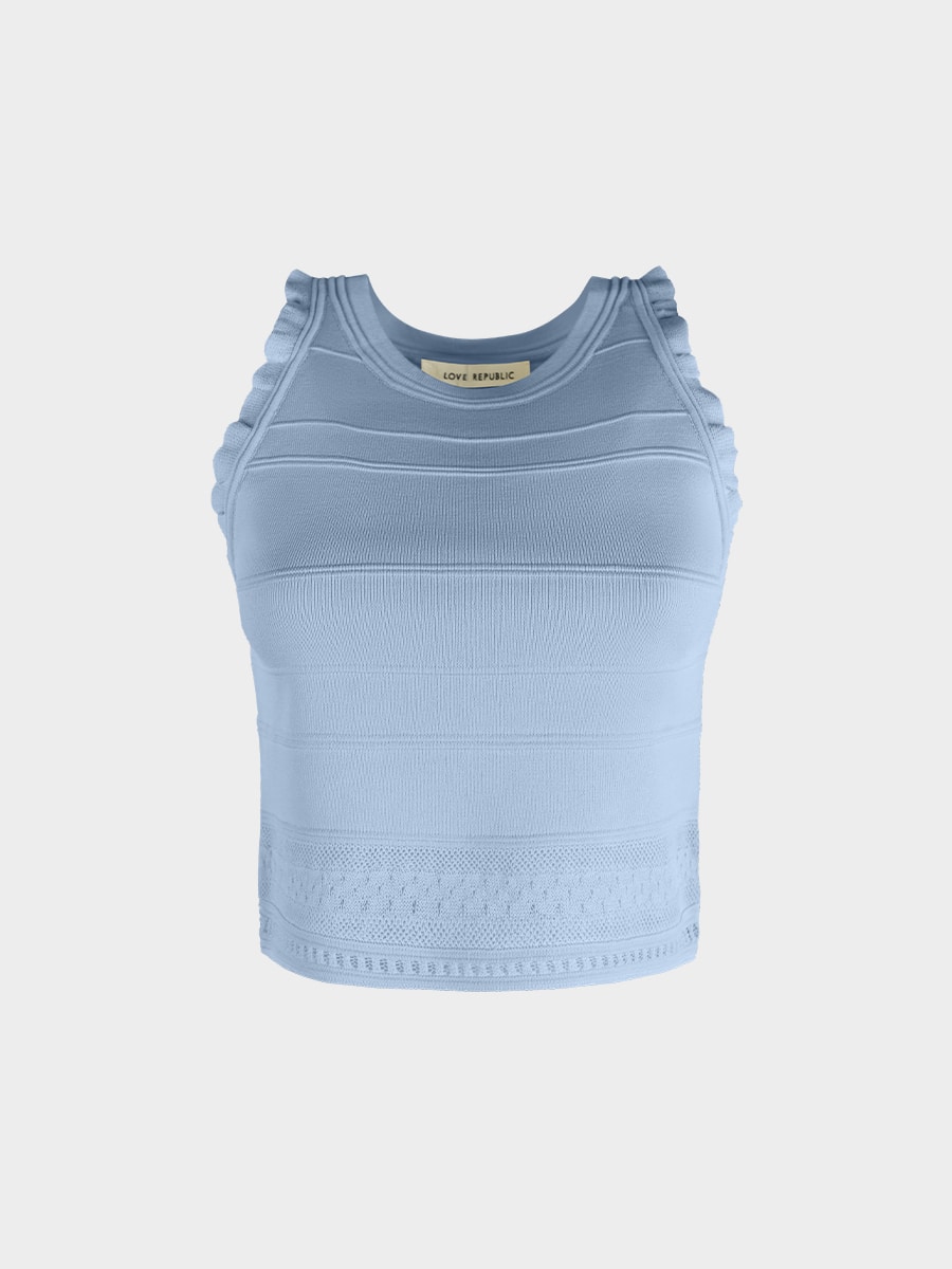 Трикотажный топ