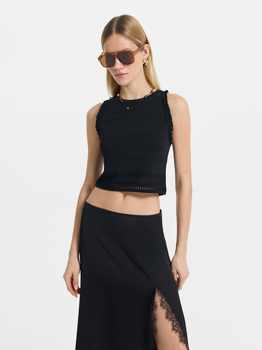 Трикотажный топ