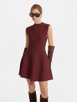 Трикотажное платье мини