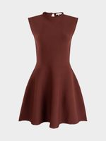 Трикотажное платье мини