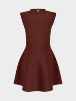 Трикотажное платье мини