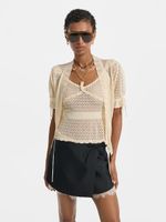 Ажурный кардиган из вискозы