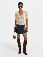 Ажурный топ из вискозы