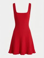 Трикотажное платье мини