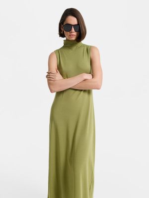 

Трикотажное платье миди