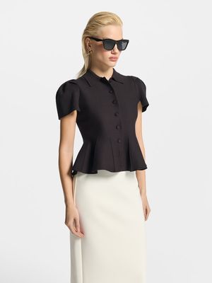 

Приталенный кардиган с баской