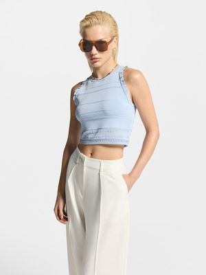 

Укороченный трикотажный топ