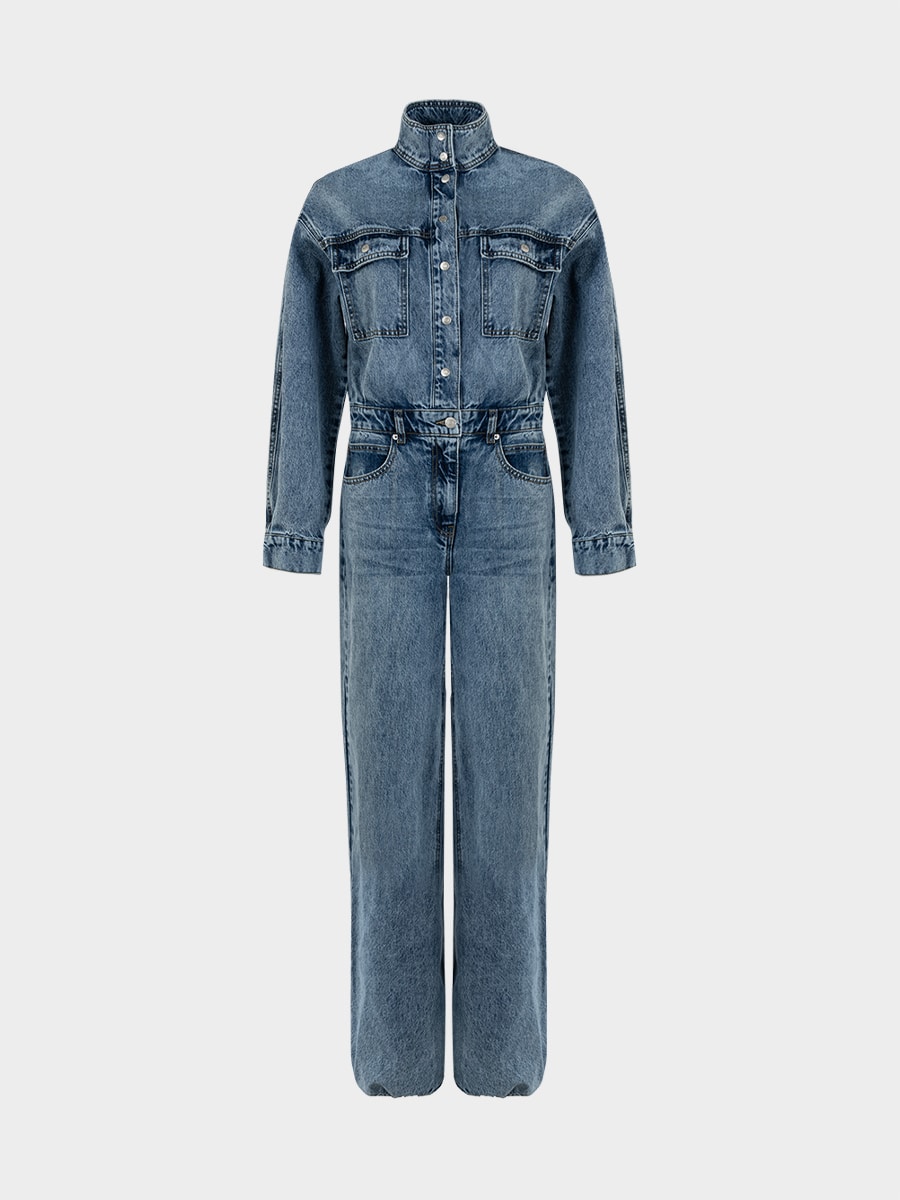 Джинсовый комбинезон