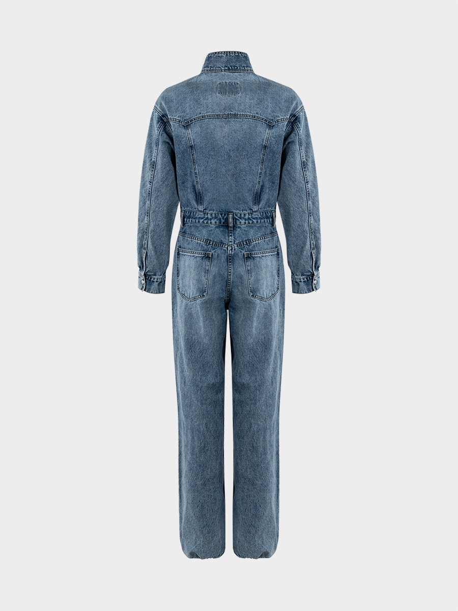Джинсовый комбинезон