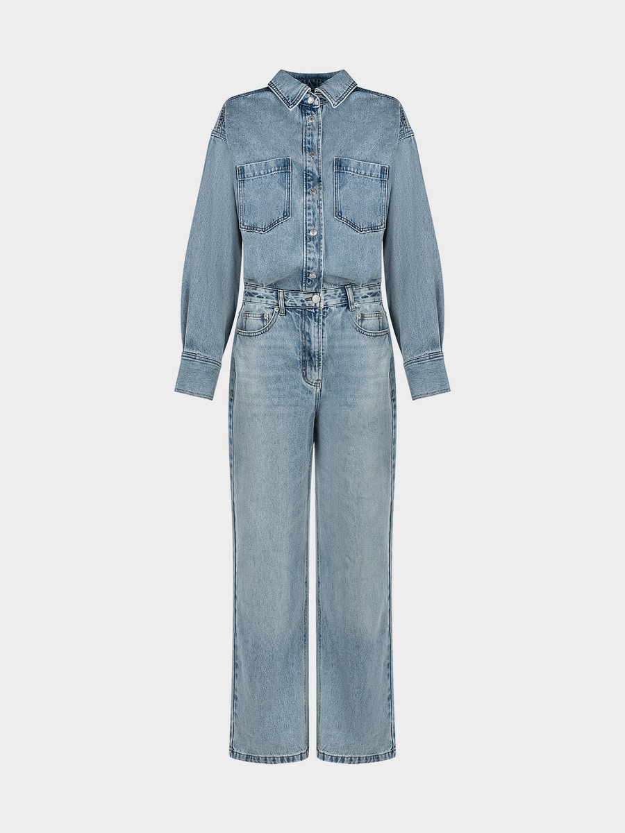 Комбинезон джинсовый