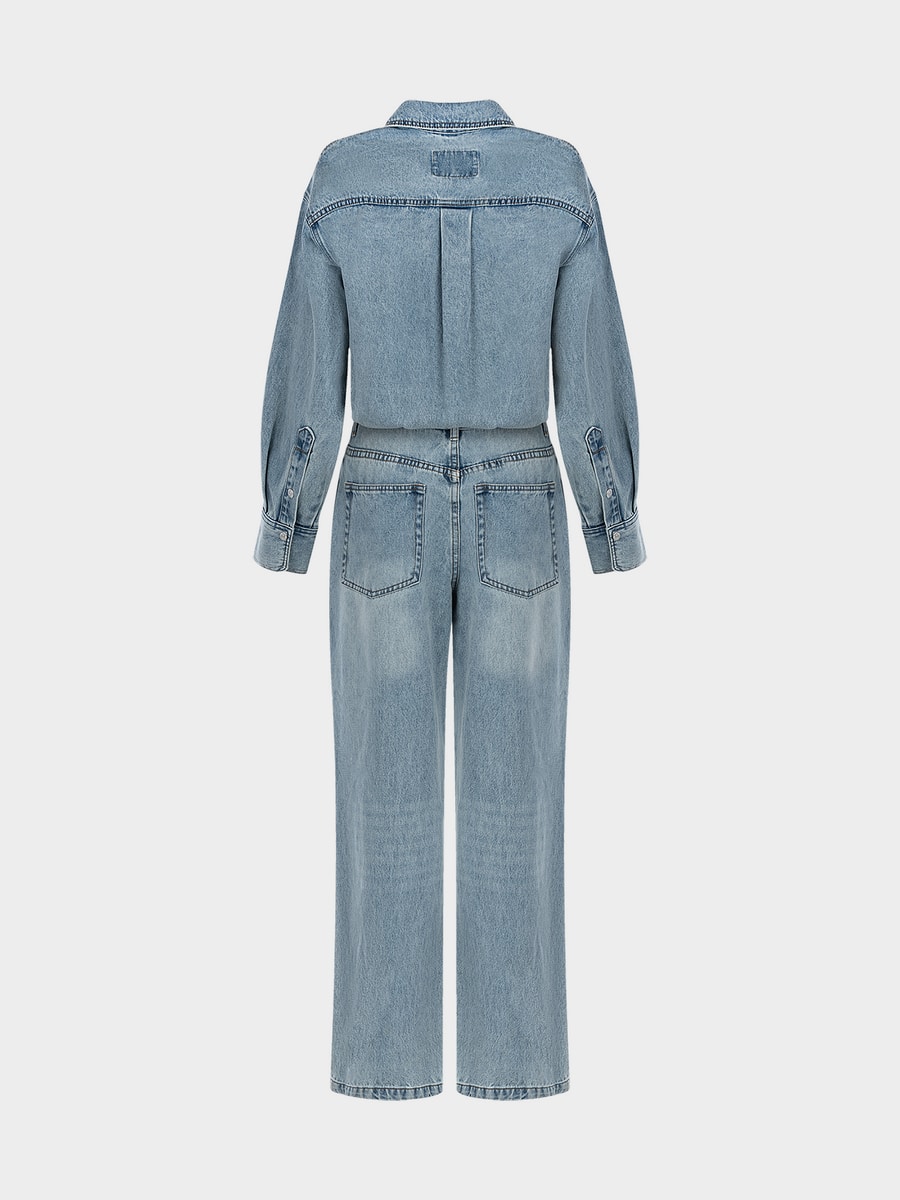 Комбинезон джинсовый