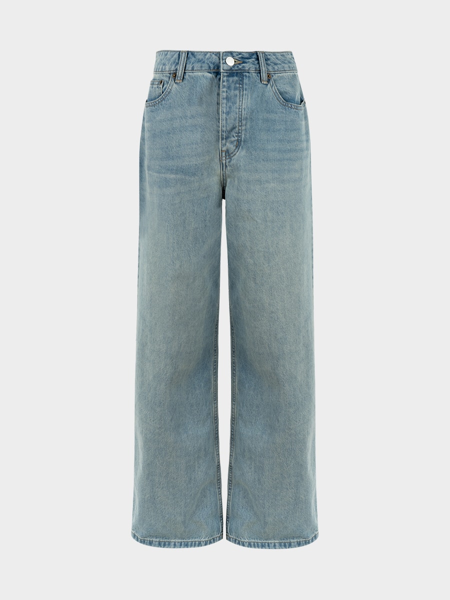 Широкие джинсы