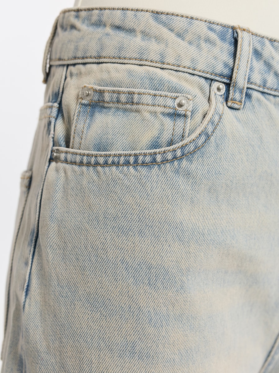 Джинсы Wide leg со средней посадкой 6153426714-100