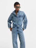 Джинсовый комбинезон