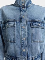 Джинсовый комбинезон