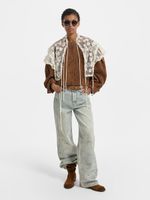 Джинсы Straight fit с вышивкой