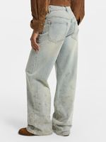 Джинсы Straight fit с вышивкой