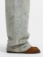 Джинсы Straight fit с вышивкой