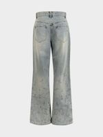 Джинсы Straight fit с вышивкой