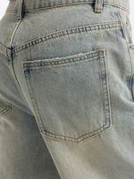 Джинсы Straight fit с вышивкой