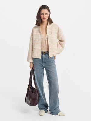 

Джинсы Straight fit с высокой посадкой