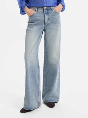 

Джинсы Flare fit со средней посадкой