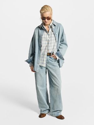 Джинсы Wide leg со средней посадкой 6599₽