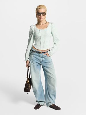 

Джинсы Baggy fit со средней посадкой