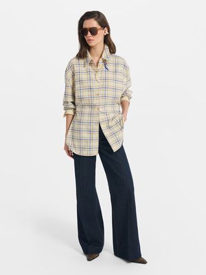 

Джинсы Flare fit с высокой посадкой