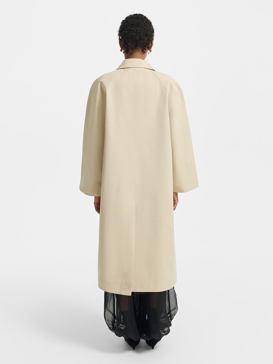 Плащ свободного кроя из хлопка  6153507107-61