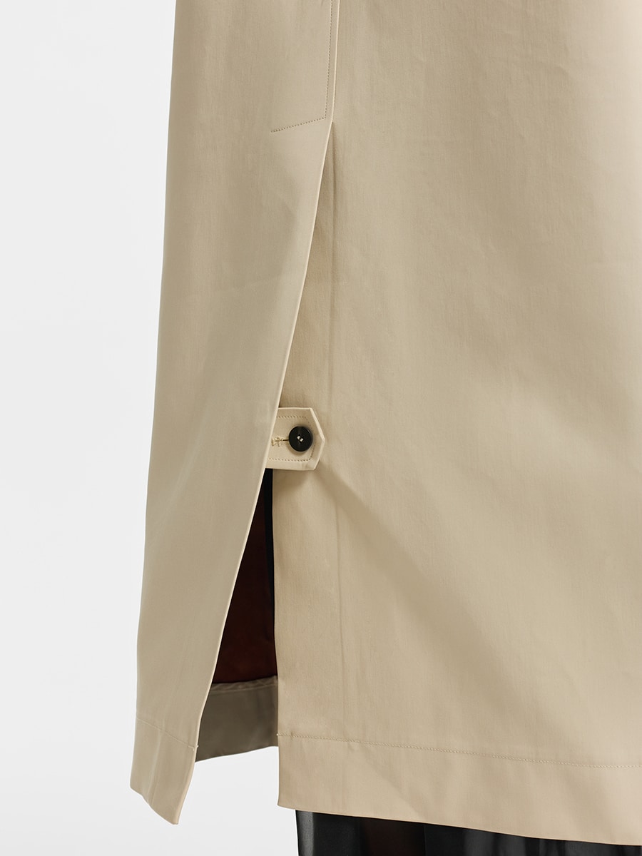 Плащ свободного кроя из хлопка  6153507107-61