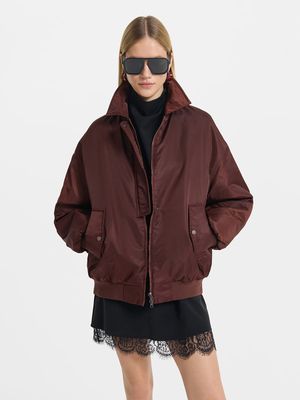 Утепленный бомбер свободного кроя 12999₽