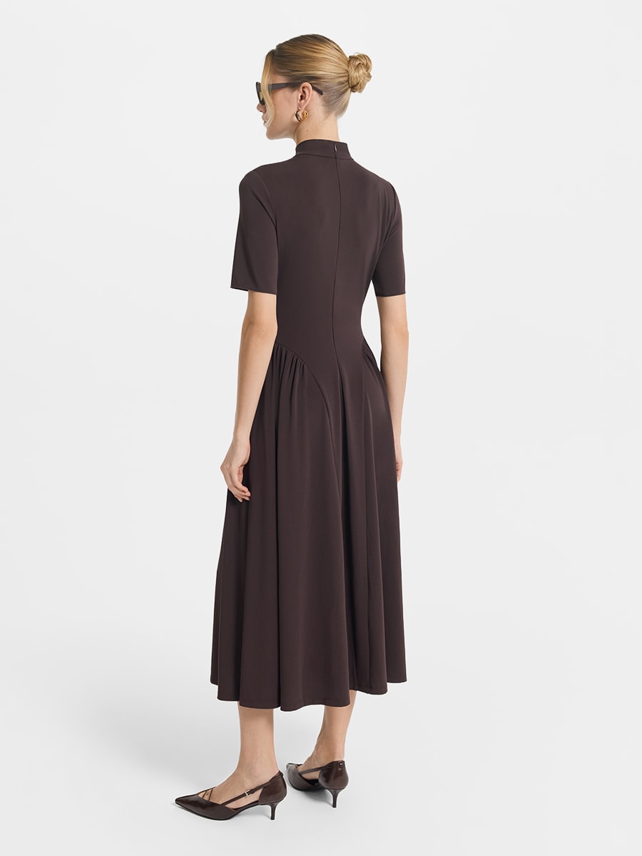 Платье миди из джерси 6153607506-27